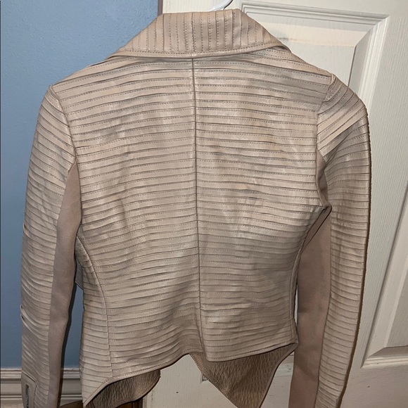 Marciano Tan Blazer with Draped Front - Picture 3 of 3